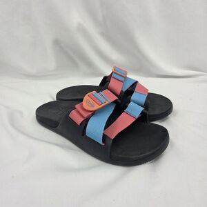Chaco Women's Chillos Slide Rose Blue sz 8 JCH109460